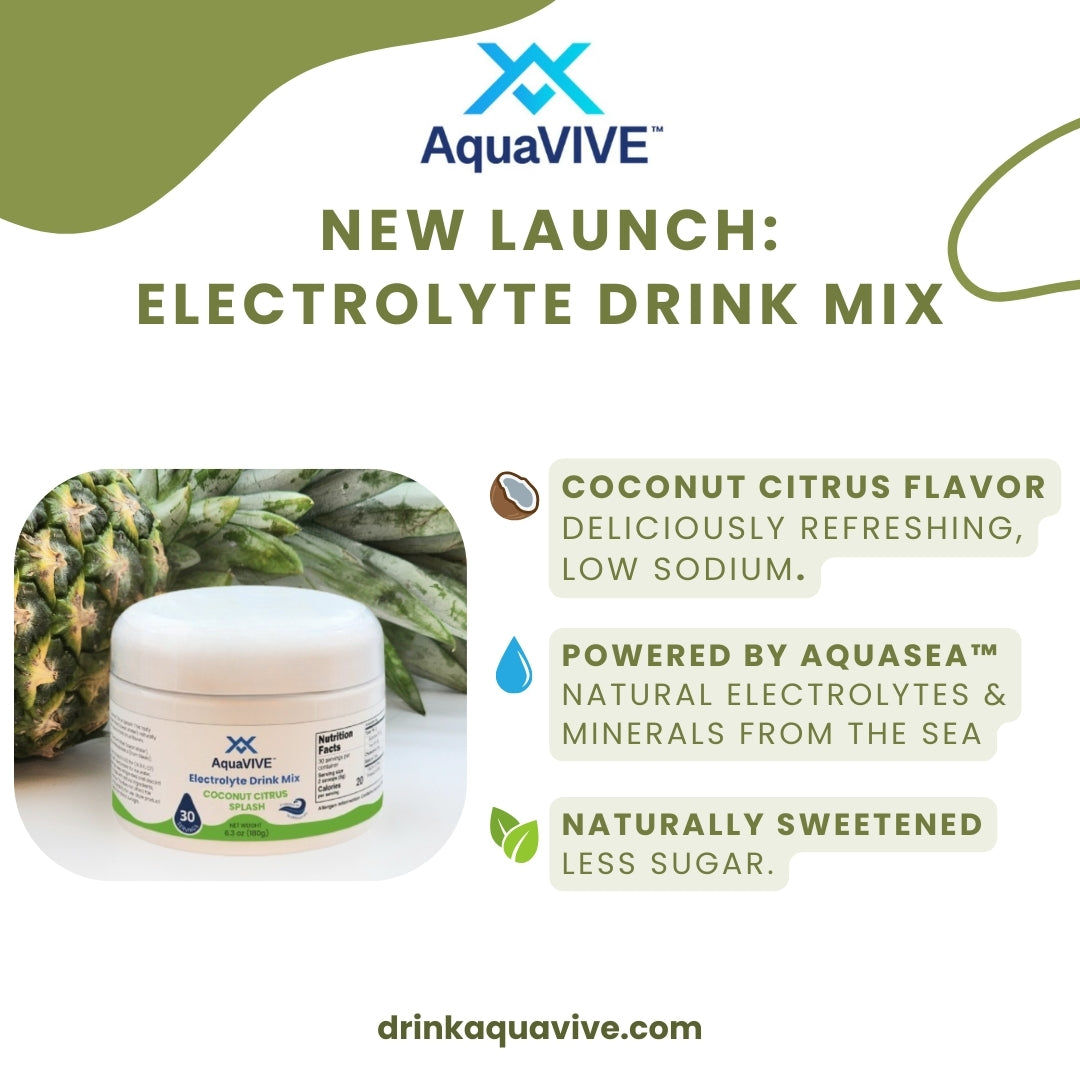 Hydration Drink Mix Coconut Citrus Splash Jar