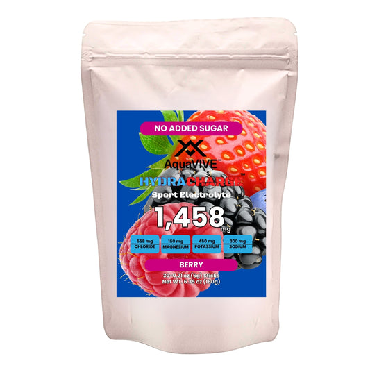 HYDRACHARGE™ SPORT BERRY HYDRATION ON THE GO SACHETS 30 SERVINGS