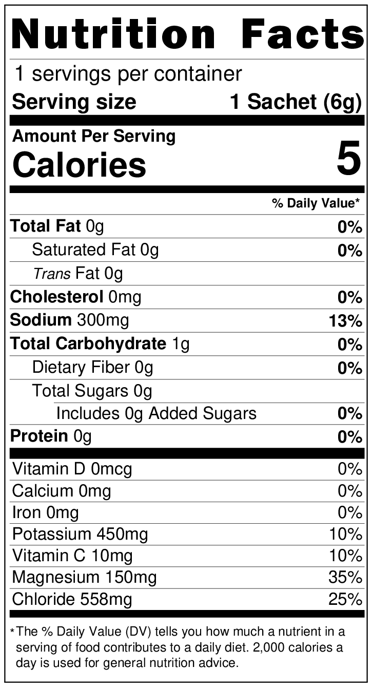 HYDRACHARGE™ SPORT LEMON HYDRATION ON THE GO SACHETS 30 SERVINGS