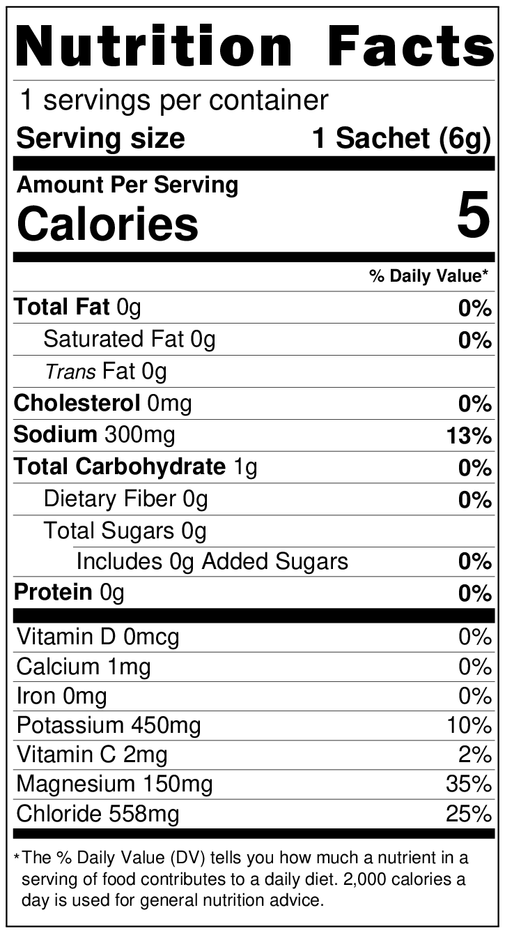 HYDRACHARGE™ SPORT TROPICAL HYDRATION ON THE GO SACHETS 30 SERVINGS