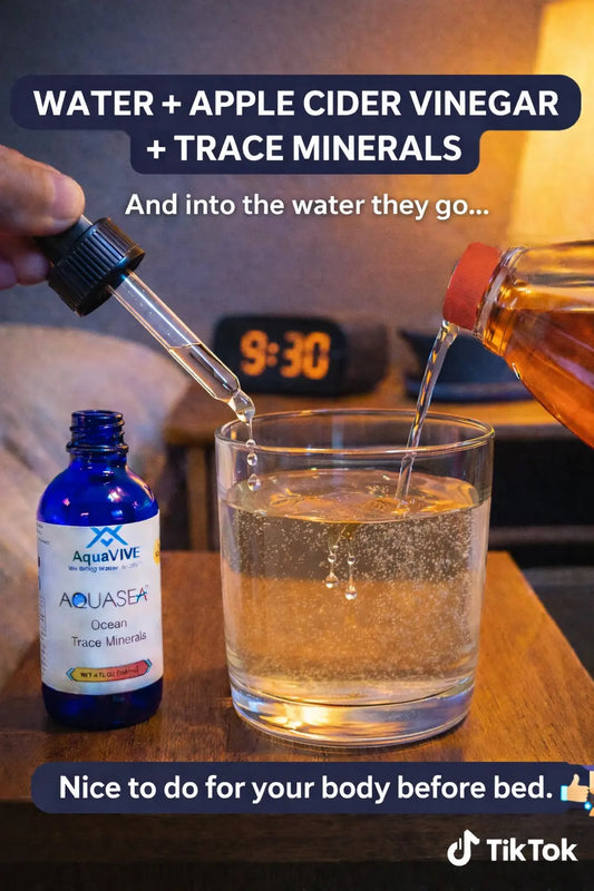 Water + Apple Cider Vinegar + AQUASEA™ Minerals
