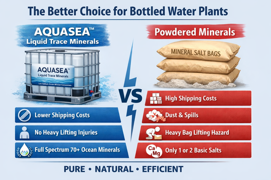 Better Mineral Solution for Bottled Water Plants