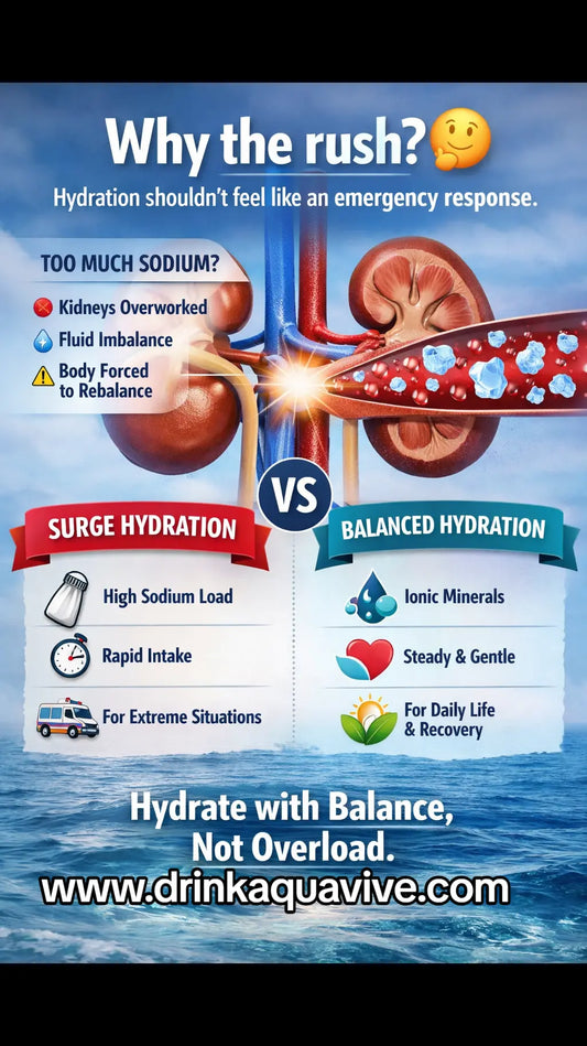 Hydration-Why the Rush?