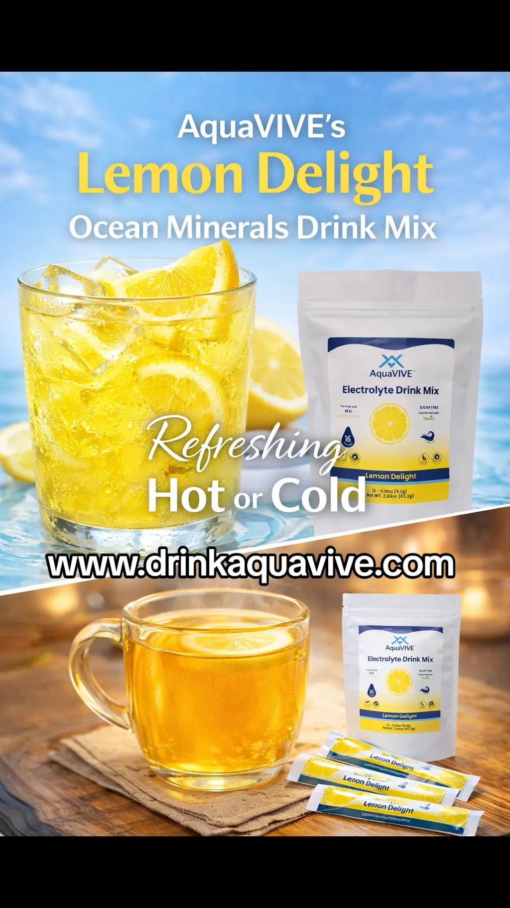AquaVIVE Electrolytes Hot or Cold Amazing