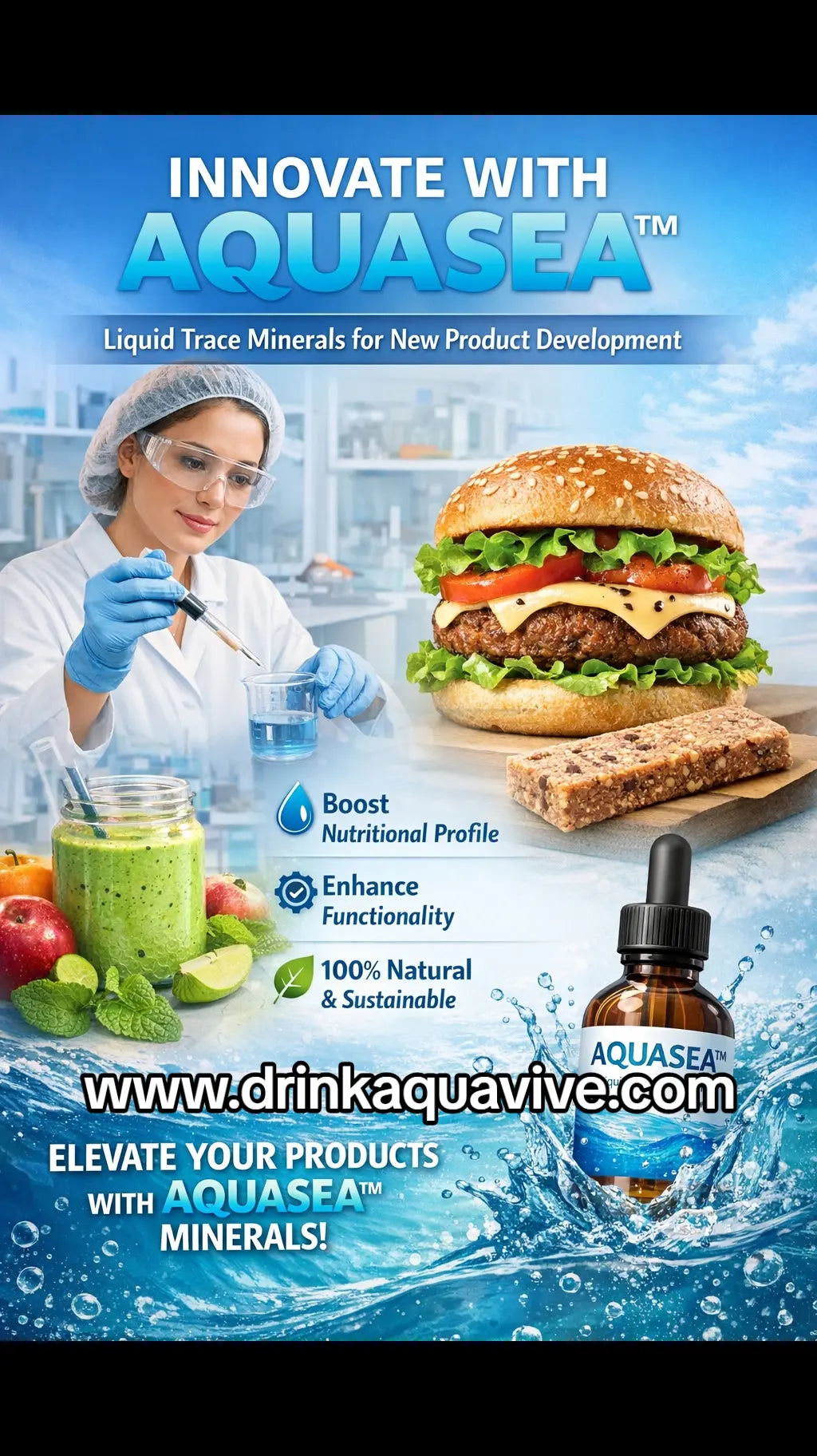 Innovate with AQUASEA™ Liquid Trace Minerals