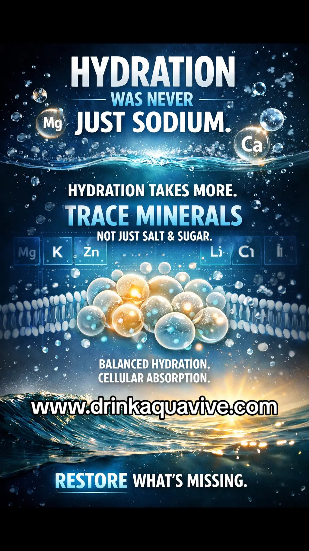 Hydration was Never about Sodium and Sugar