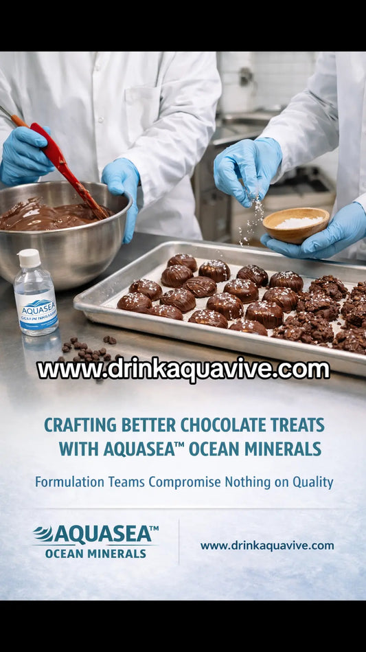 Chocolate Innovation with AQUASEA™ Ocean Minerals