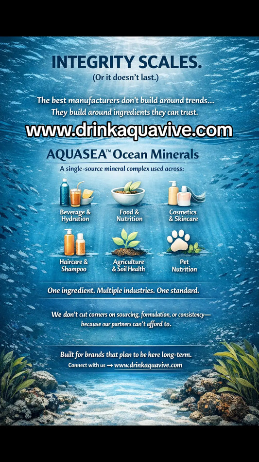 INTEGRITY SCALES - Try AQUASEA™ Ingredients
