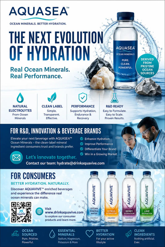 Ocean Minerals New Beverage Innovation