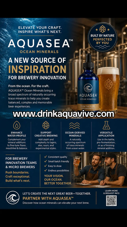 Next Evolution Brewing with AQUASEA™ Ocean Minerals