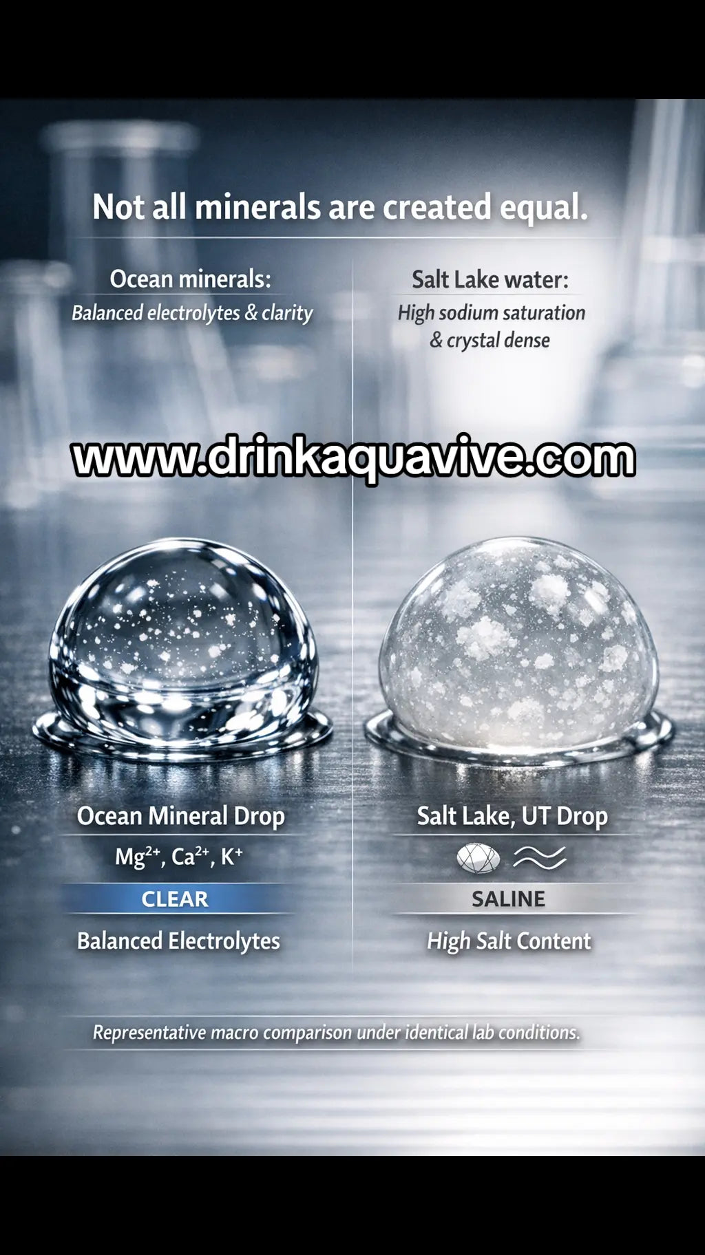Not all Minerals are created Equal. Try AQUASEA™ Ocean Minerals from AquaVIVE