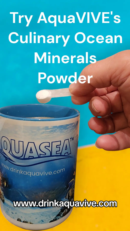 New from AquaVIVE: Culinary Ocean Minerals Powder