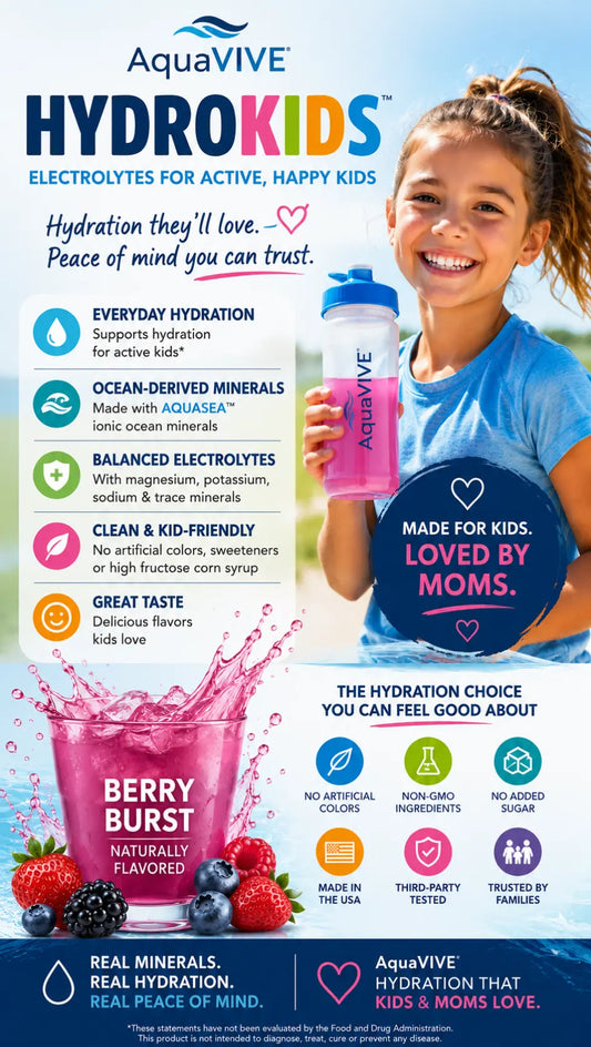 Mom's Read Labels-They are choosing HydroKids™ Electrolytes