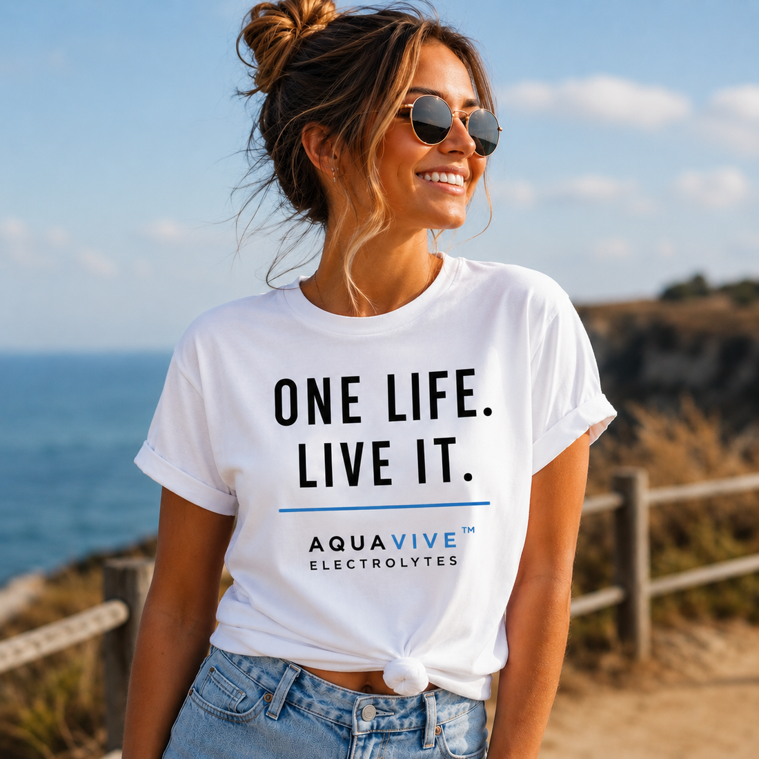 ONE LIFE. LIVE IT. with AquaVIVE Electrolytes