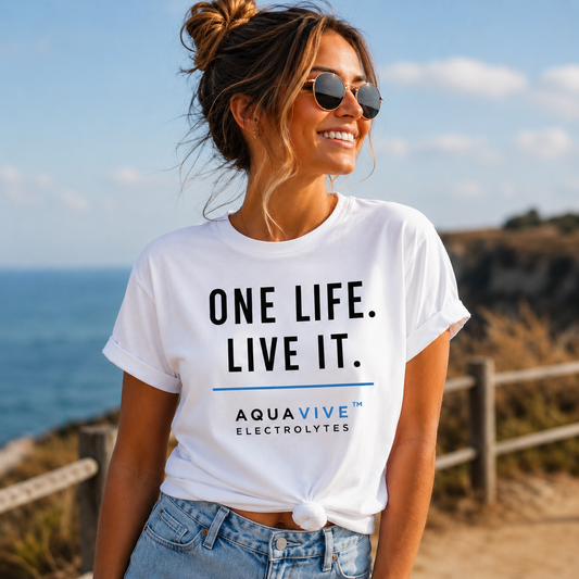 ONE LIFE. LIVE IT. with AquaVIVE Electrolytes