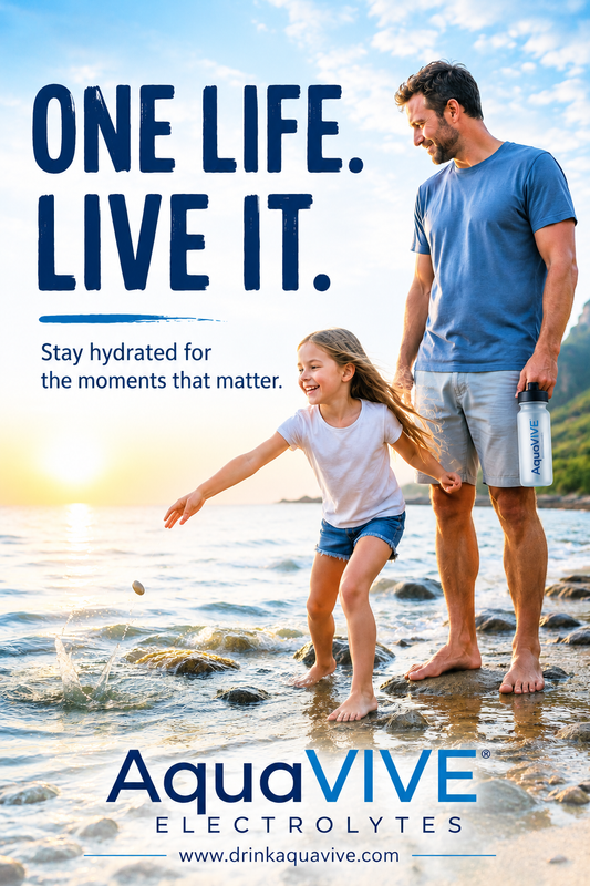 Celebrate One Nation. One Life. Live it. AquaVIVE Electrolytes®
