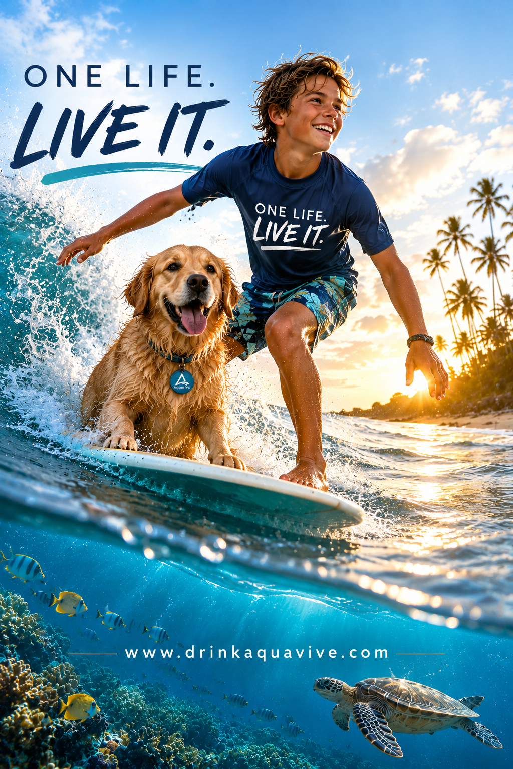ONE LIFE. LIVE IT. AquaVIVE Electrolytes