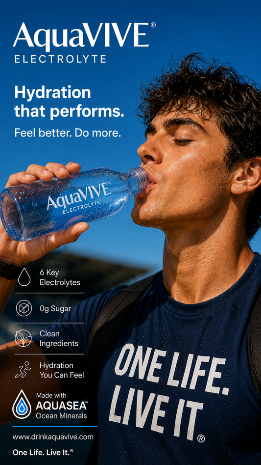 ONE LIFE. LIVE IT. BUILD IT. AquaVIVE Electrolytes