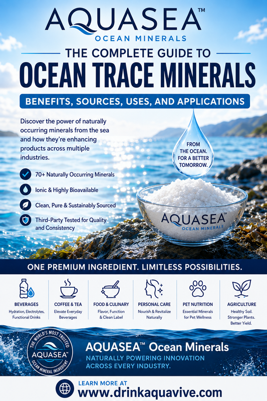 The Complete Guide to Ocean Trace Minerals: Benefits, Sources, Uses, and Applications