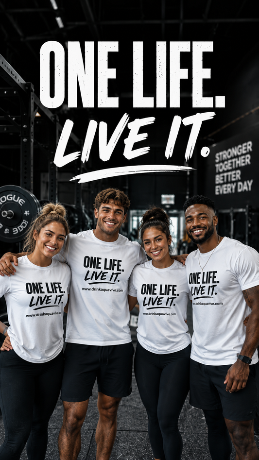 ONE LIFE. LIVE IT. AquaVIVE Electrolytes
