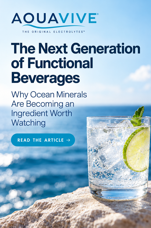 The Next Generation of Functional Beverages: Why Ocean Minerals Are Becoming an Ingredient Worth Watching