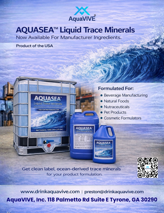 AQUASEA™ by AquaVIVE for Formulators. Innovators. Brand Builders.