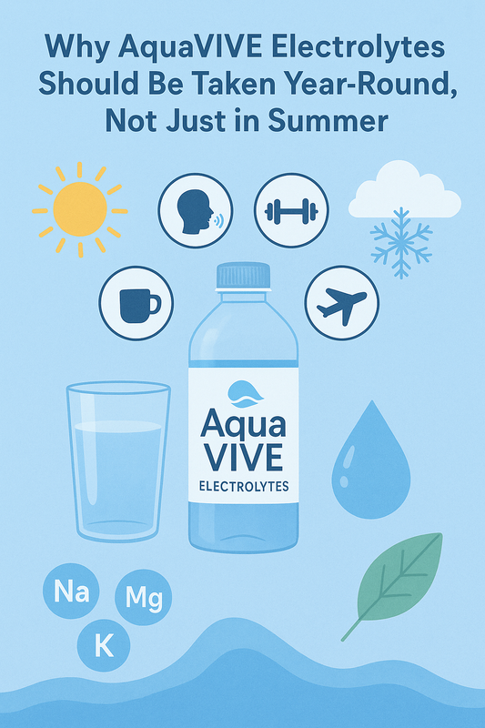 Electrolytes Should Be Taken Year-Round, Not Just in Summer