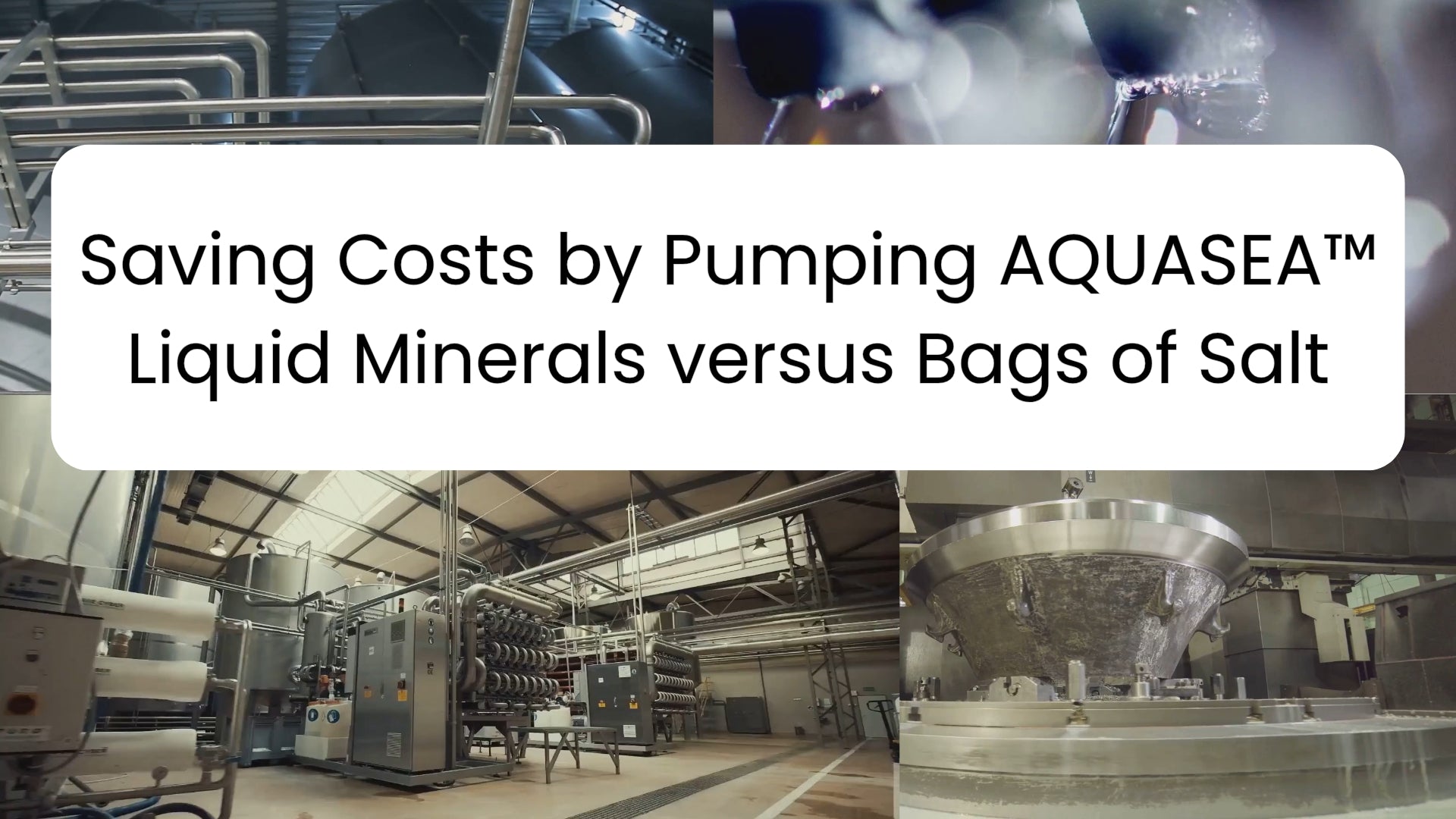 Load video: Liquid Sea Minerals Pumped into Mixer Saves Costs