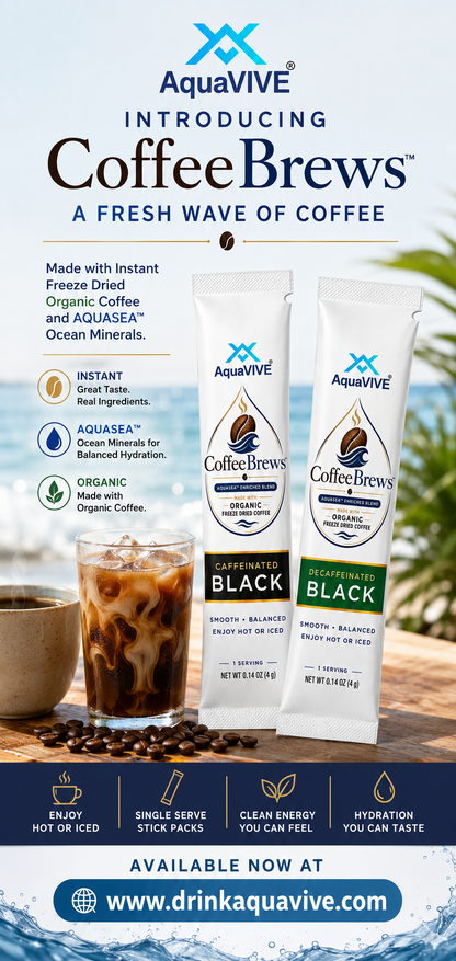 COFFEEBREWS™ Caffeinated Instant Coffee Pouch 30 Servings