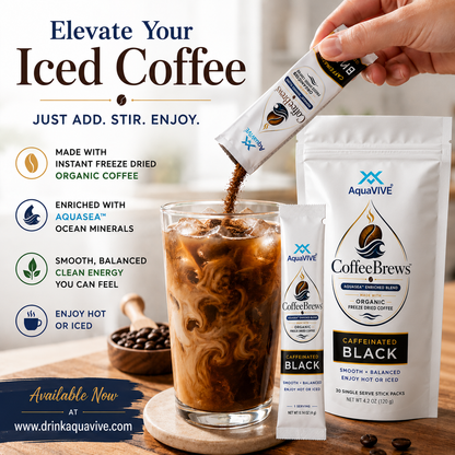 COFFEEBREWS™ Caffeinated Instant Coffee Pouch 30 Servings