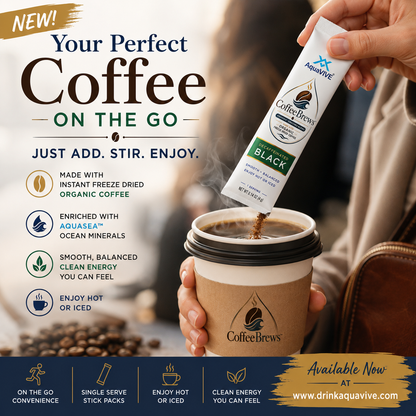 COFFEEBREWS™ Decaffeinated Instant Coffee Pouch 30 Servings