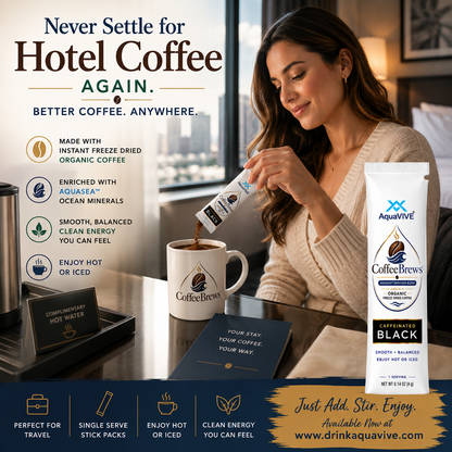 COFFEEBREWS™ Caffeinated Instant Coffee Pouch 30 Servings