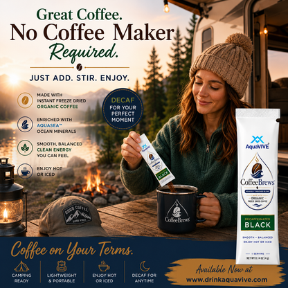 COFFEEBREWS™ Decaffeinated Instant Coffee Pouch 30 Servings