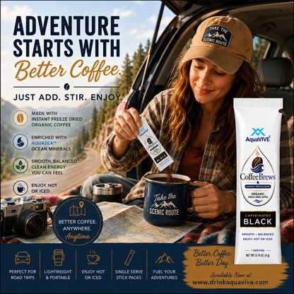 COFFEEBREWS™ Caffeinated Instant Coffee Pouch 30 Servings
