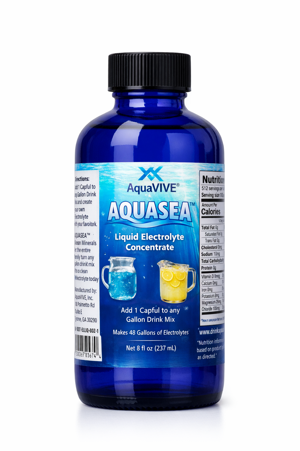 AQUASEA™ Liquid Electrolyte Concentrate Makes 48 Gallons