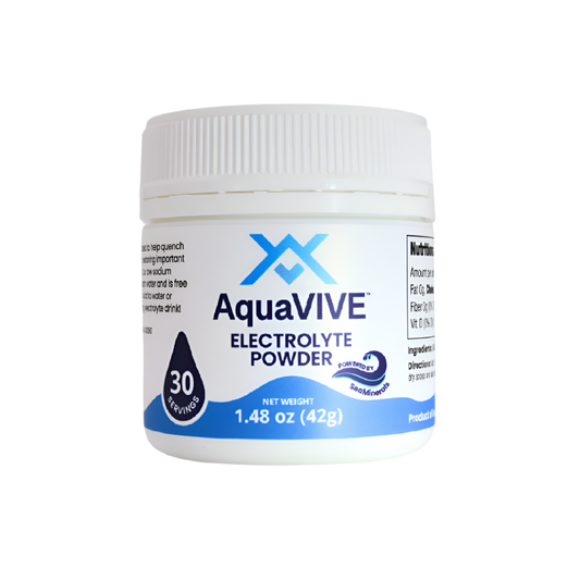 AquaVIVE™ Low-Sodium Electrolyte Powder - Natural