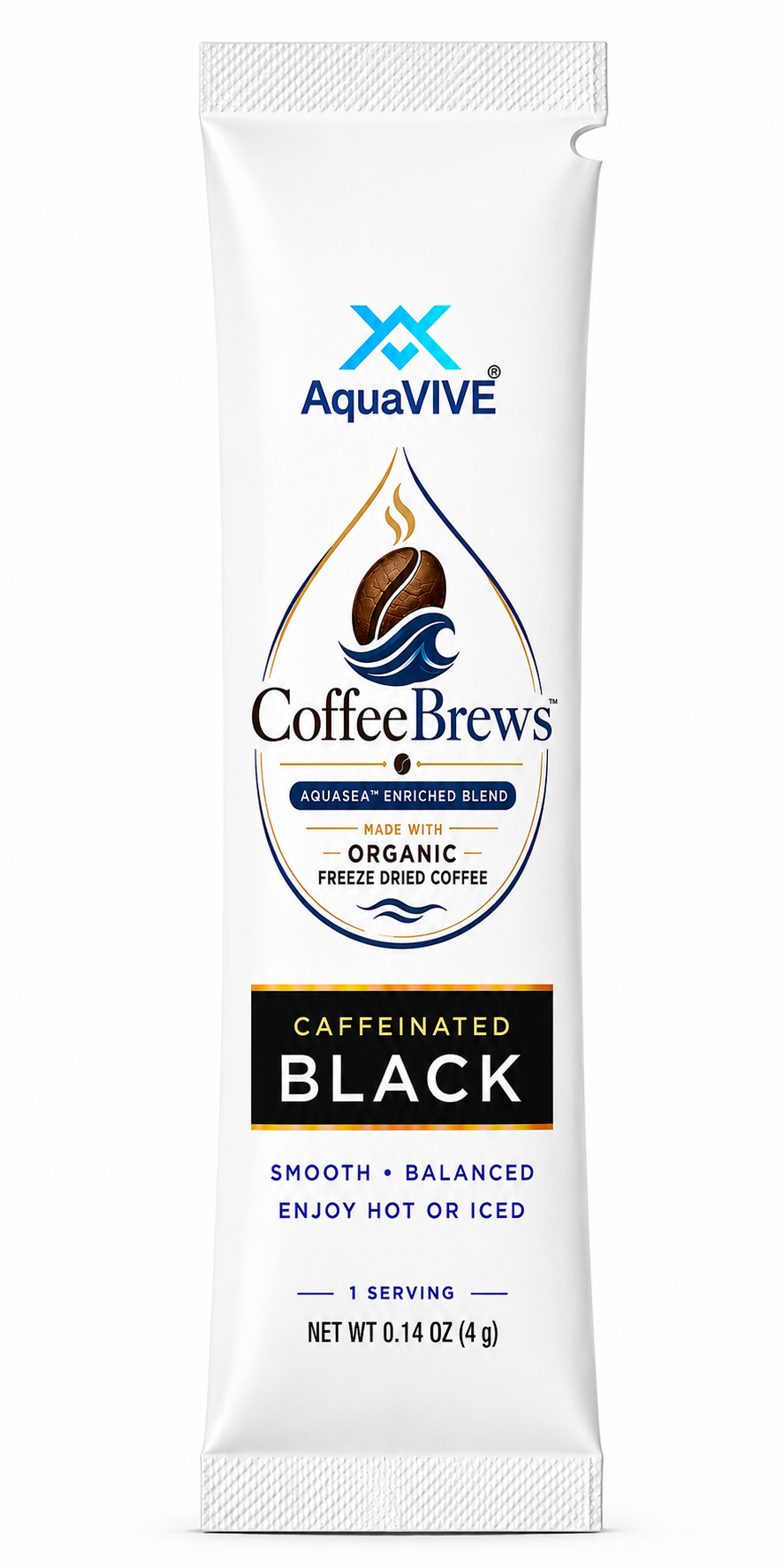 COFFEEBREWS™ Caffeinated Instant Coffee Pouch 30 Servings