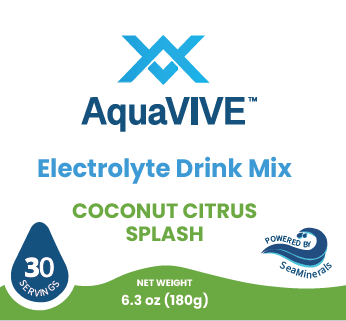 AquaVIVE™ Low-Sodium Electrolyte Powder - Coconut Citrus Splash