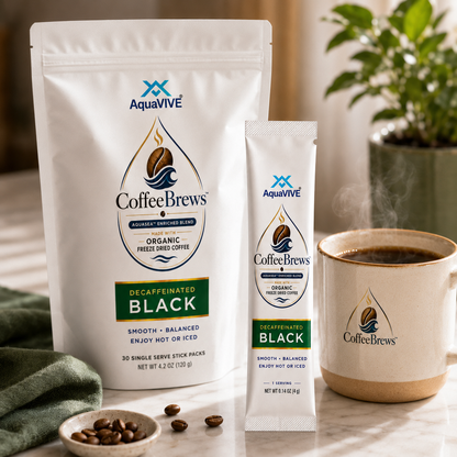 COFFEEBREWS™ Decaffeinated Instant Coffee Pouch 30 Servings