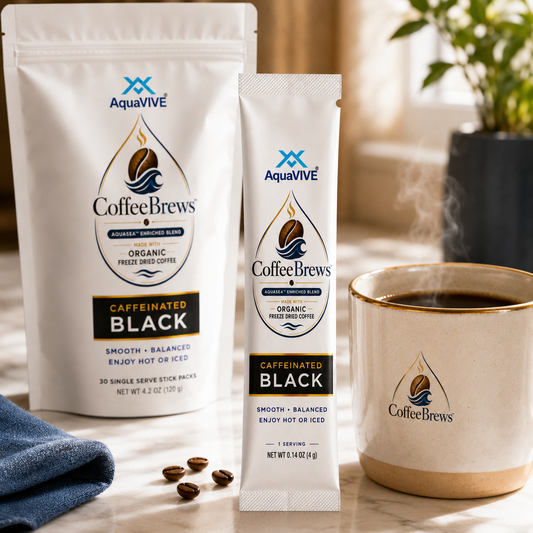 COFFEEBREWS™ Caffeinated Instant Coffee Pouch 30 Servings