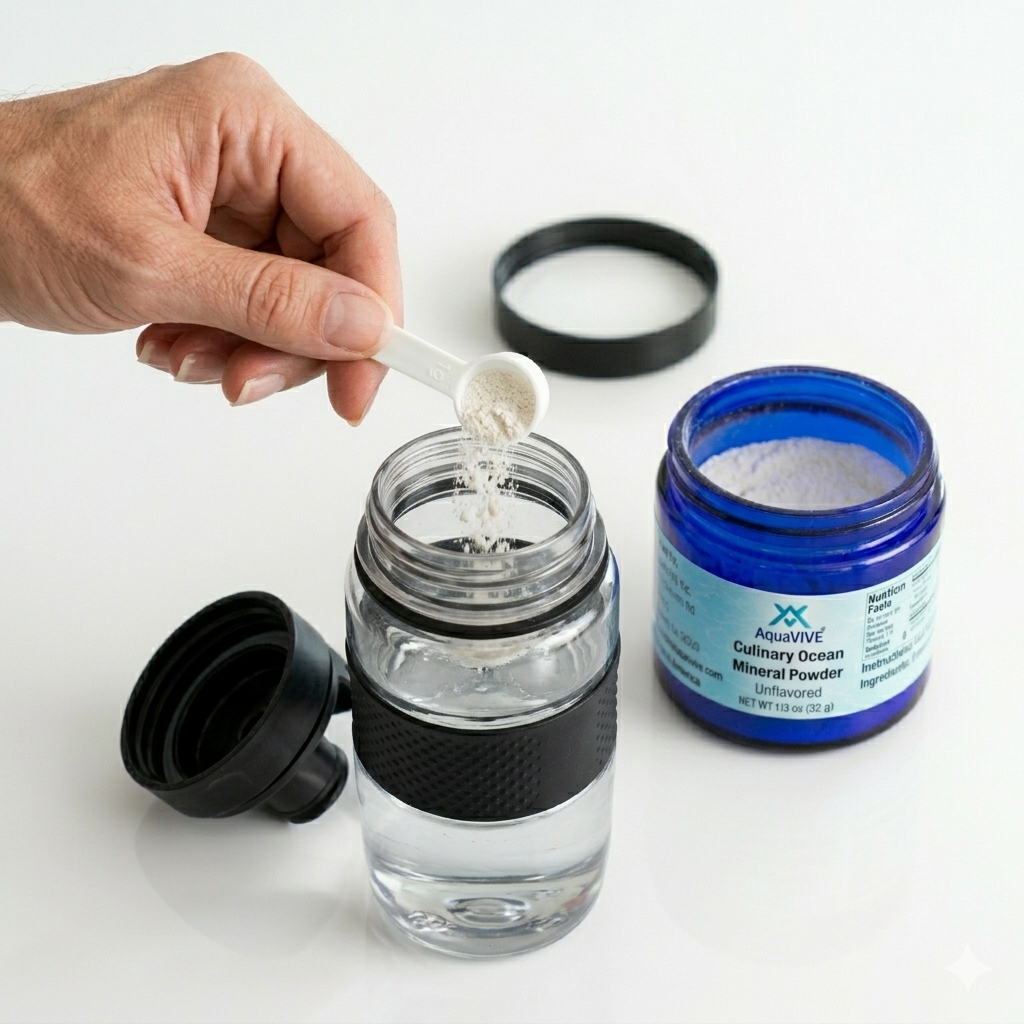 Culinary Ocean Mineral Powder – Unflavored Gourmet Food & Beverage Enhancer, 1.13 oz Jar | Natural Sea Mineral Mix for Coffee, Smoothies, Water, and Baking