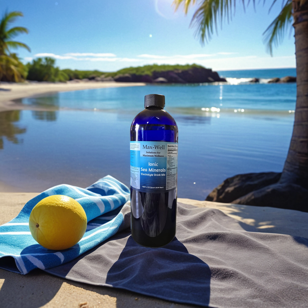 Ionic Sea Minerals made with AQUASEA™ 8oz, Quart and Gallon Sizes