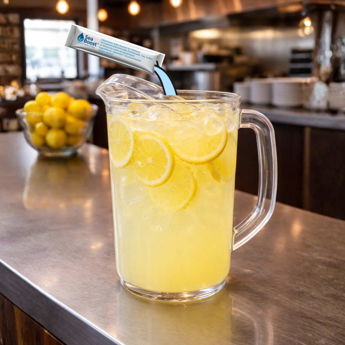 SeaBoost™ Liquid Electrolyte Drink Mix Concentrate-1 Gallon Mix (30 Sachets)