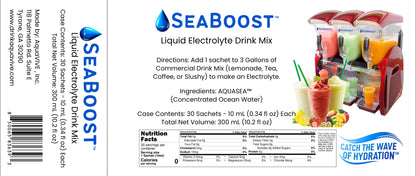 SeaBoost™ Liquid Electrolyte Batch Mix Concentrate-3 Gallon Mix