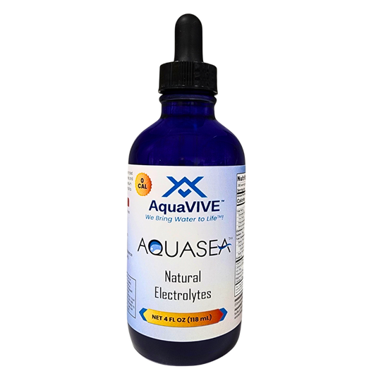 AquaVIVE's AQUASEA™ Liquid Magnesium Trace Minerals with Eye Dropper