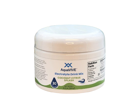 AquaVIVE™ Low-Sodium Electrolyte Powder - Coconut Citrus Splash