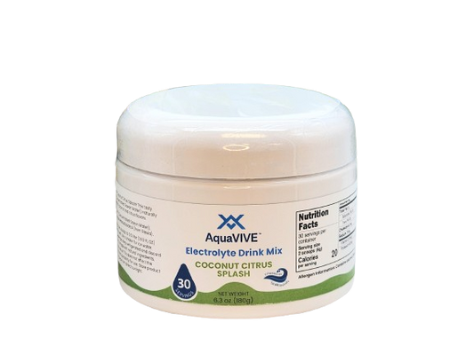 AquaVIVE™ Low-Sodium Electrolyte Powder - Coconut Citrus Splash